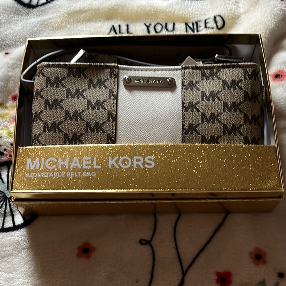 Michael Kors Monogram Belt Bag